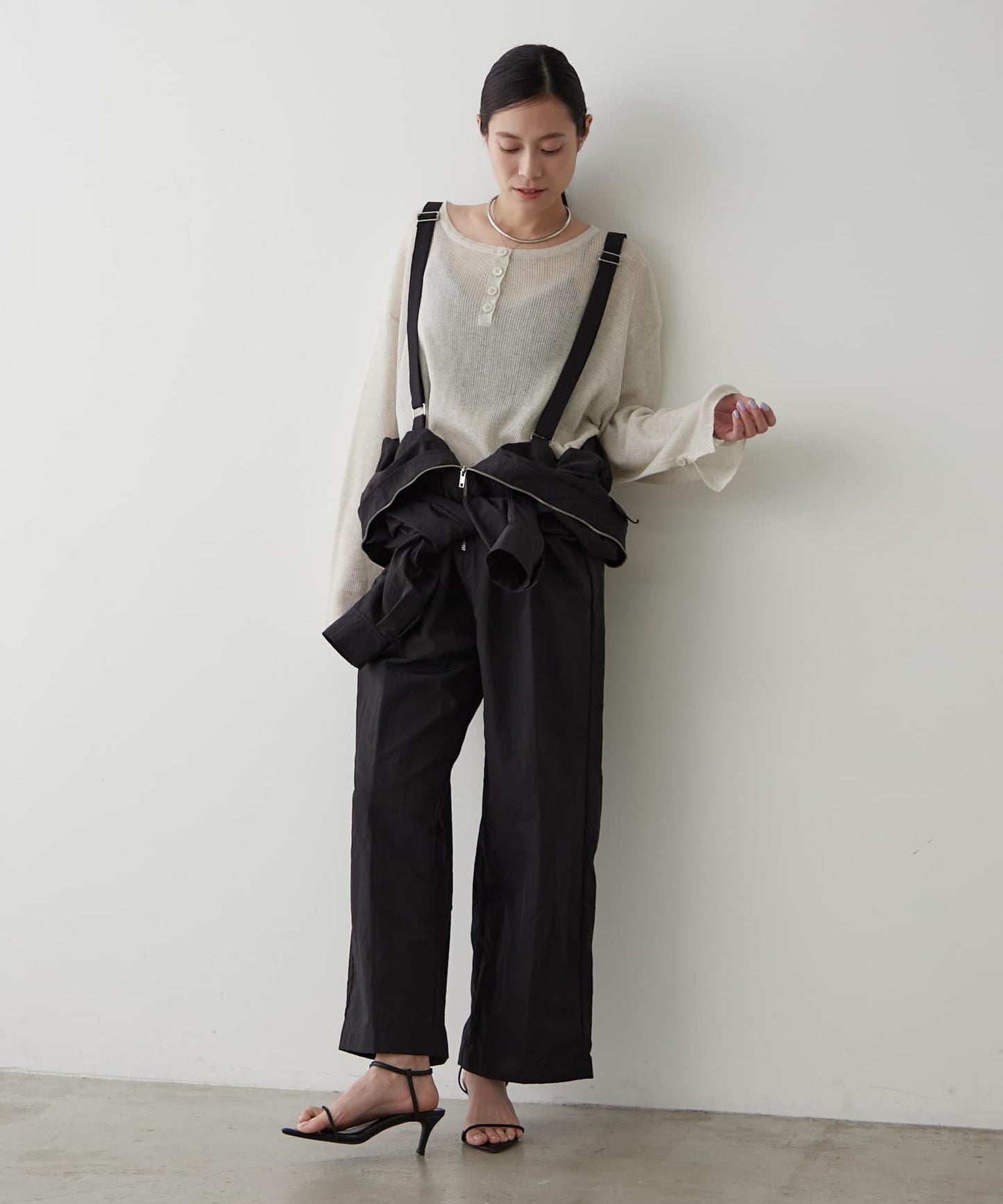 earthy_ 尼龍連體褲