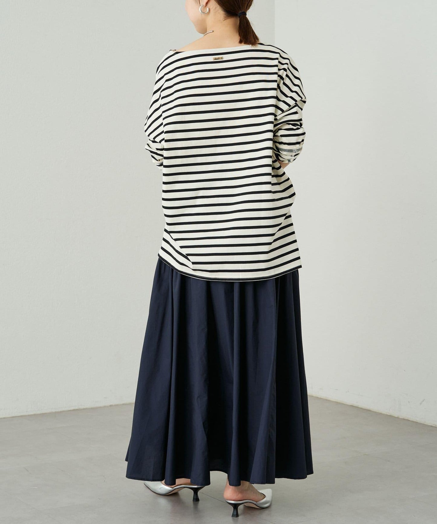 Loungedress 拼接褶皺半身裙