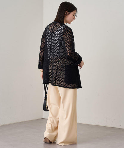 Loungedress 雙褶闊腿褲