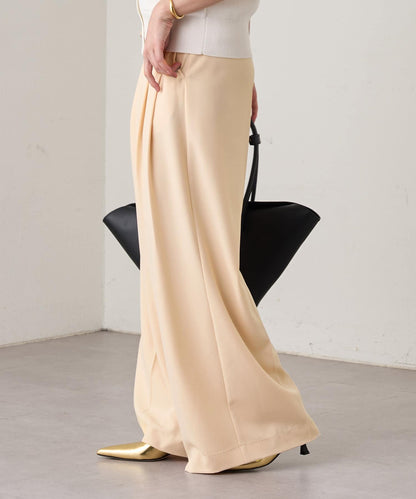 Loungedress 雙褶闊腿褲
