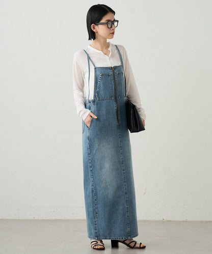 Loungedress 牛仔吊帶連衣裙