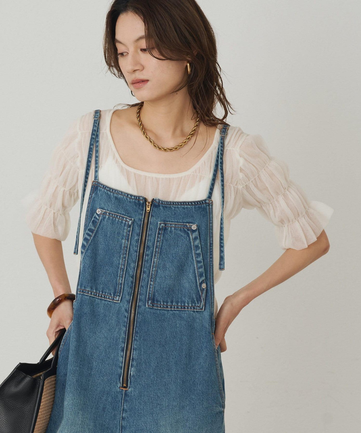 Loungedress 抽褶設計針織上衣