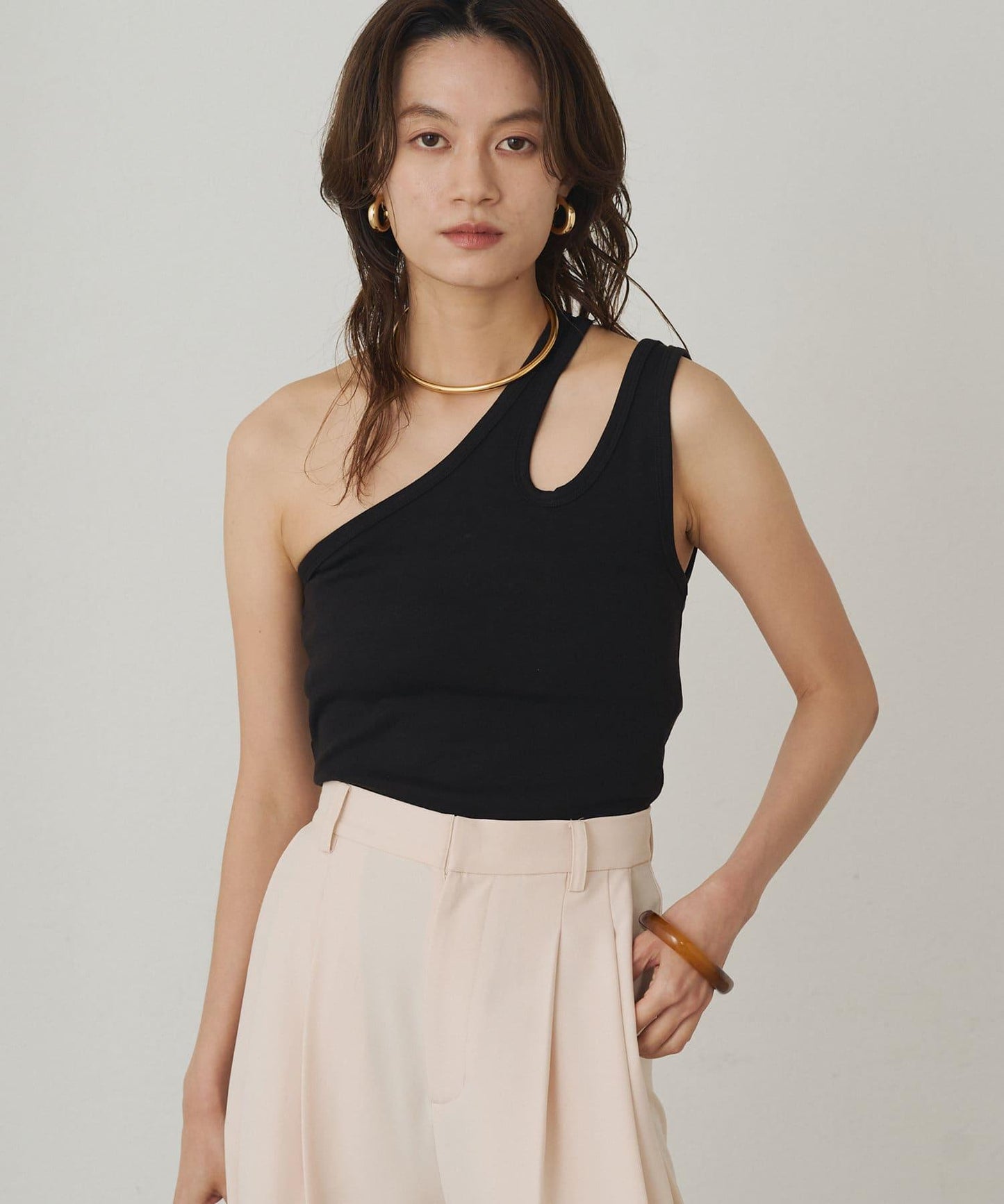 Loungedress 不對稱剪裁 背心