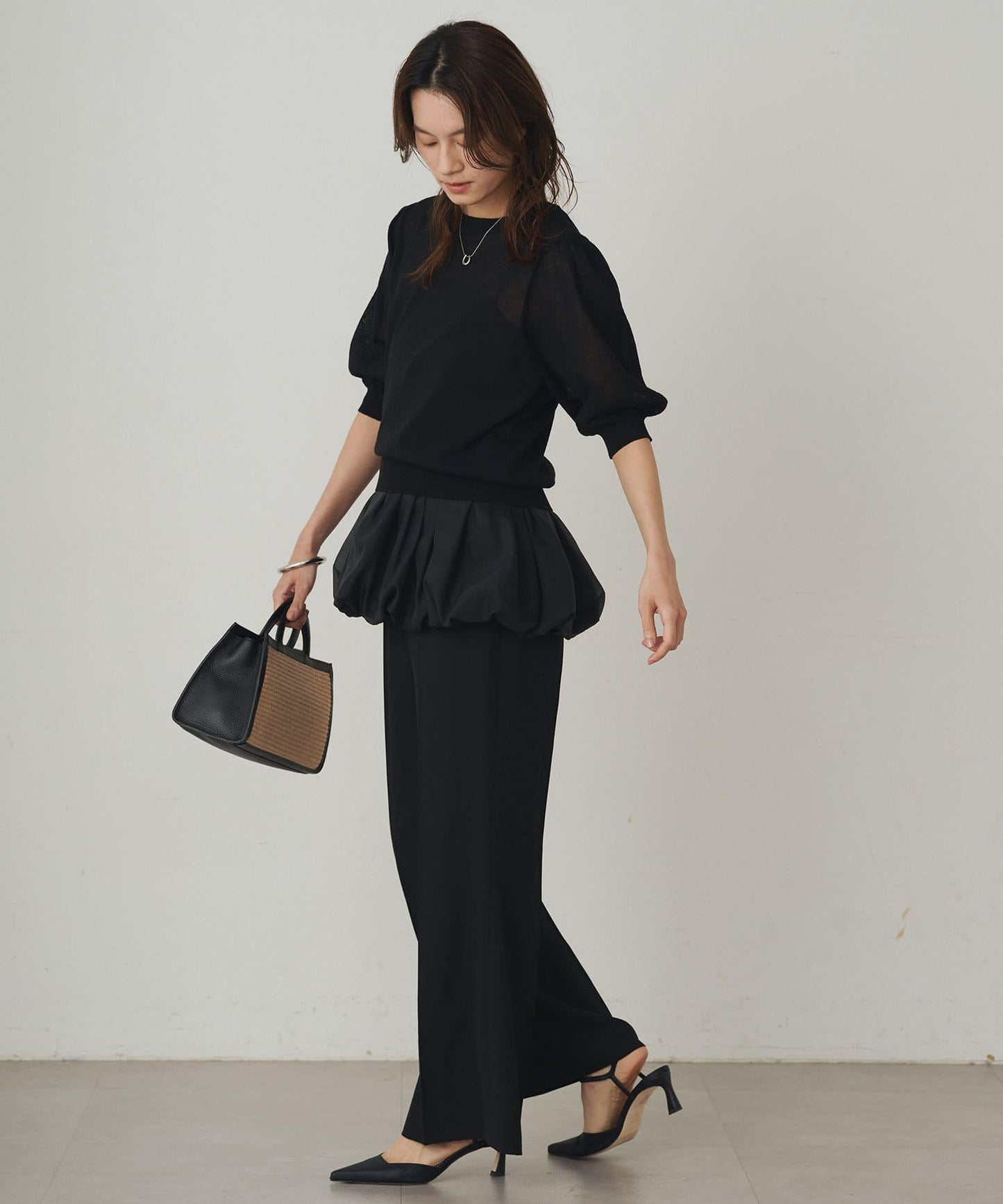 Loungedress 輕量微喇褲子