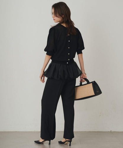 Loungedress 輕量微喇褲子