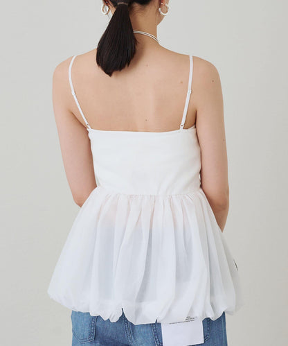 Loungedress 蓬鬆設計 內搭吊帶背心
