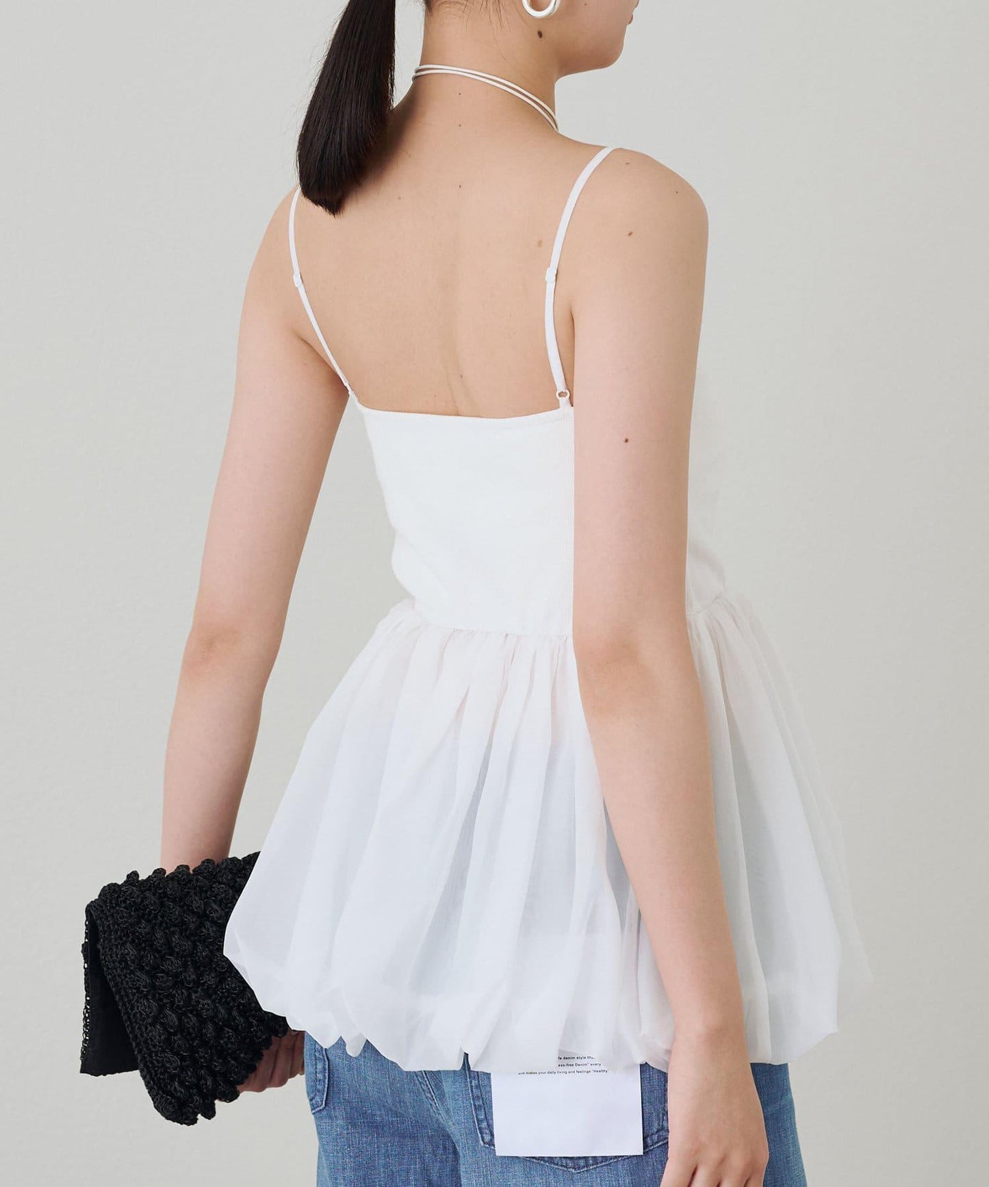 Loungedress 蓬鬆設計 內搭吊帶背心