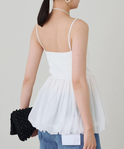 Loungedress 蓬鬆設計 內搭吊帶背心