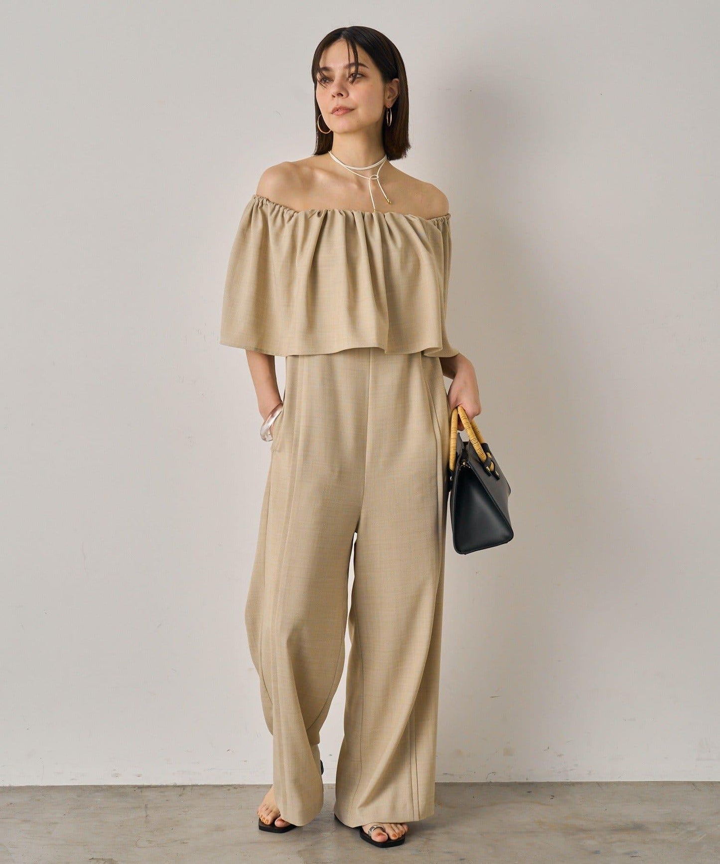 Loungedress 露肩設計 連體褲