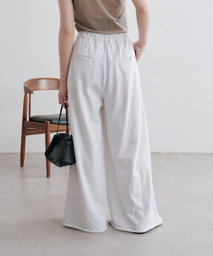 Omekashi 衛衣面料闊腿褲