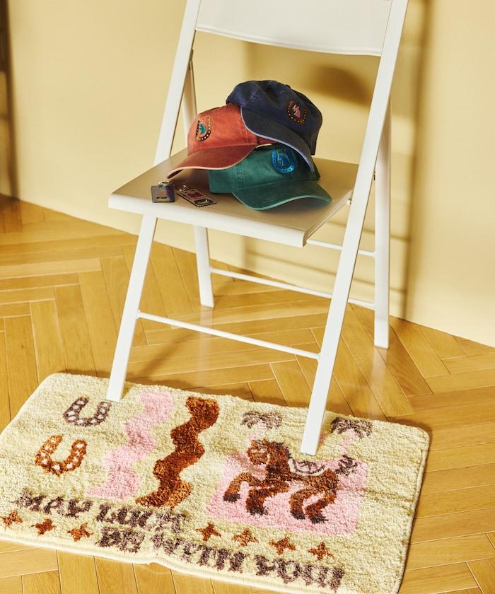 單點刺繡 Kaiun Horse 圖案 水洗做舊 TOYAMEG 刺繡棒球帽