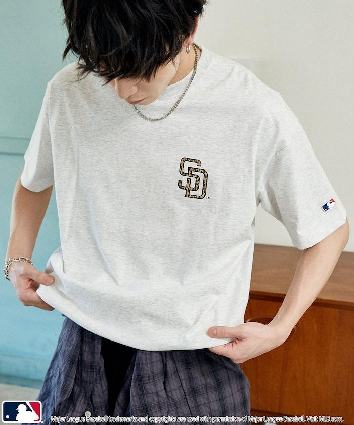 聯名 MLB 豹紋Logo T恤