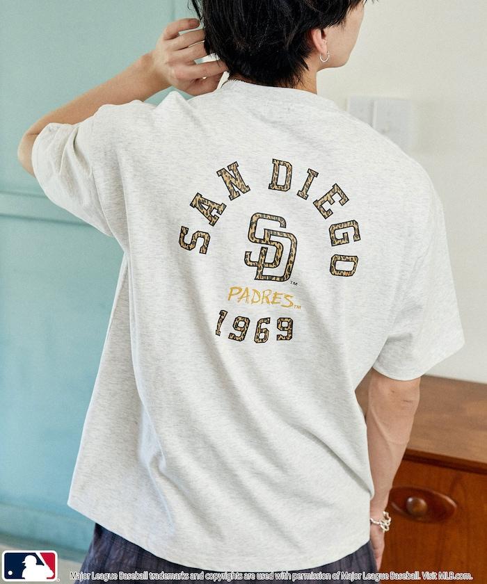聯名 MLB 豹紋Logo T恤