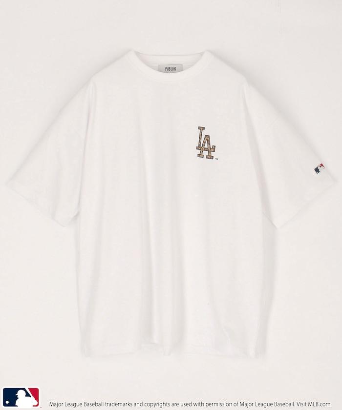 聯名 MLB 豹紋Logo T恤