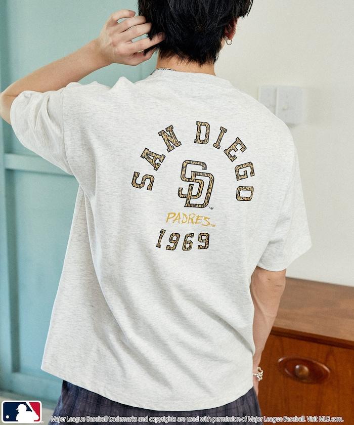 聯名 MLB 豹紋Logo T恤