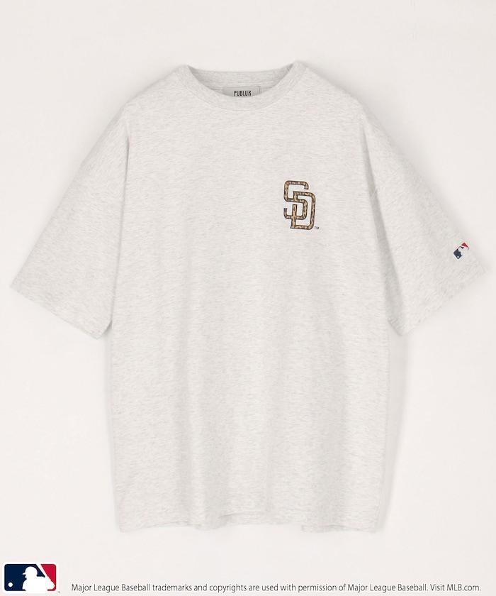 聯名 MLB 豹紋Logo T恤