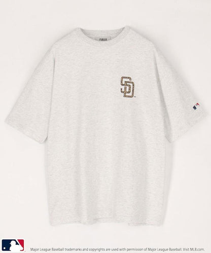 聯名 MLB 豹紋Logo T恤