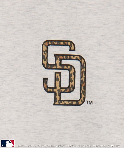 聯名 MLB 豹紋Logo T恤