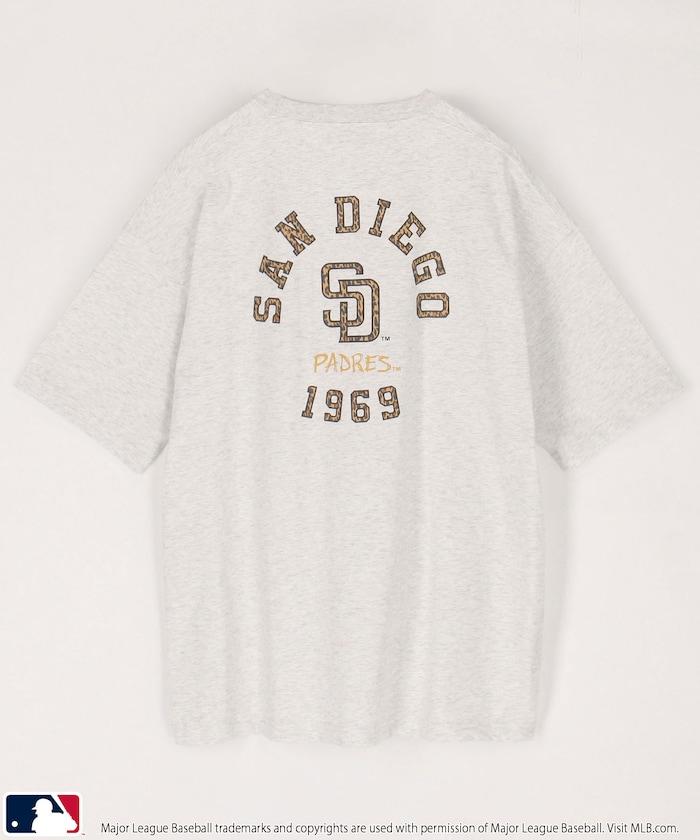 聯名 MLB 豹紋Logo T恤