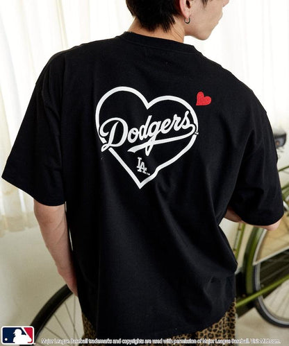 聯名 MLB 後背愛心印花 T恤