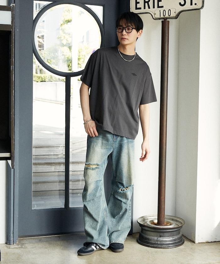 吸水速幹聯名 拼織天竺 圖案印花 T恤