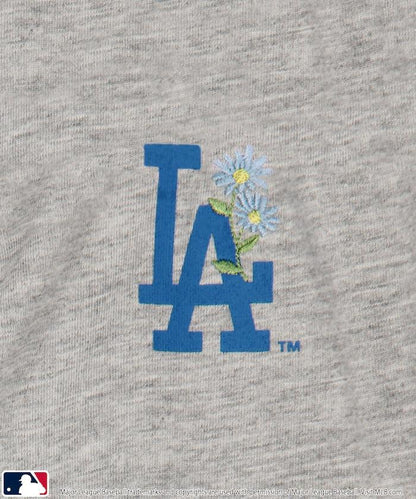 MLB 聯名款 小花刺繡 點綴設計 T恤