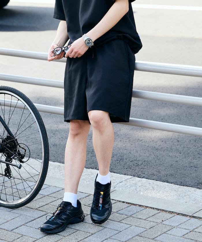AiRide/エアライド 可收納 圓領套頭 休閒短褲 套裝