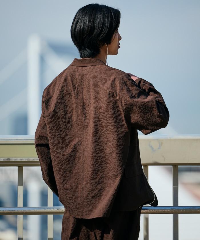 AiRide 寬鬆版型 泡泡紗 吸水速幹 防曬 成套西裝