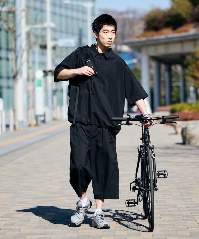 AiRide/エアライド 寬鬆廓形 速幹防水 可收納 防紫外線 褲子