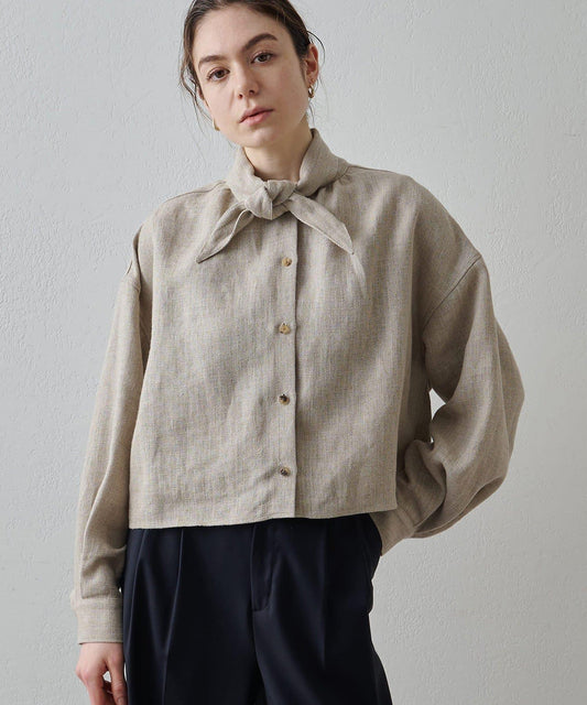 Drawing Numbers 重磅亞麻面料上衣