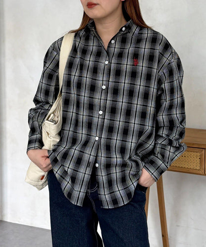 U.S. POLO ASSN. 泡泡紗長袖襯衫