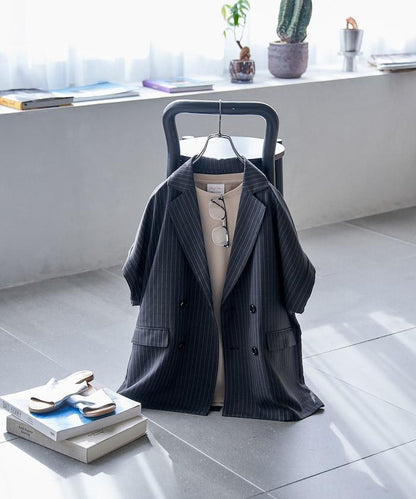 接觸冷感 UV防曬 LINEN TOUCH 雙排扣短袖夾克