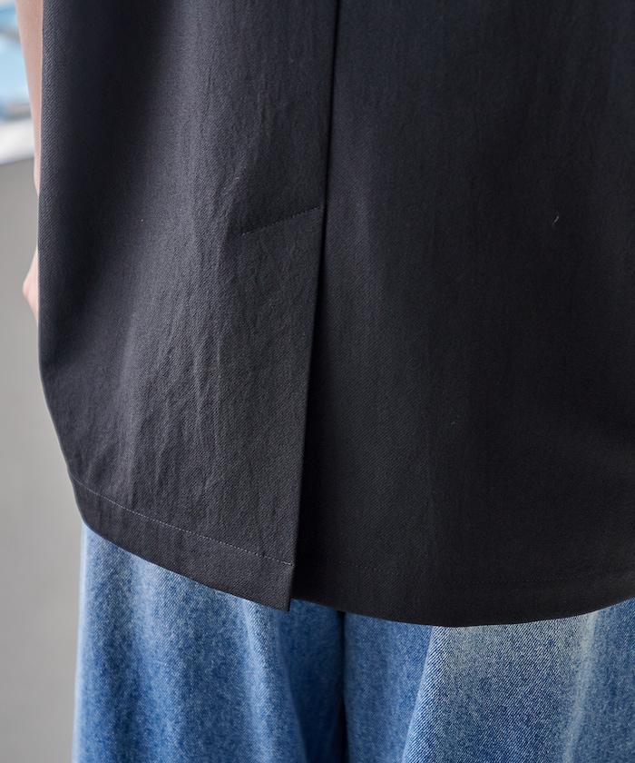 接觸冷感 UV防曬 LINEN TOUCH 雙排扣短袖夾克