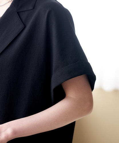 接觸冷感 UV防曬 LINEN TOUCH 雙排扣短袖夾克