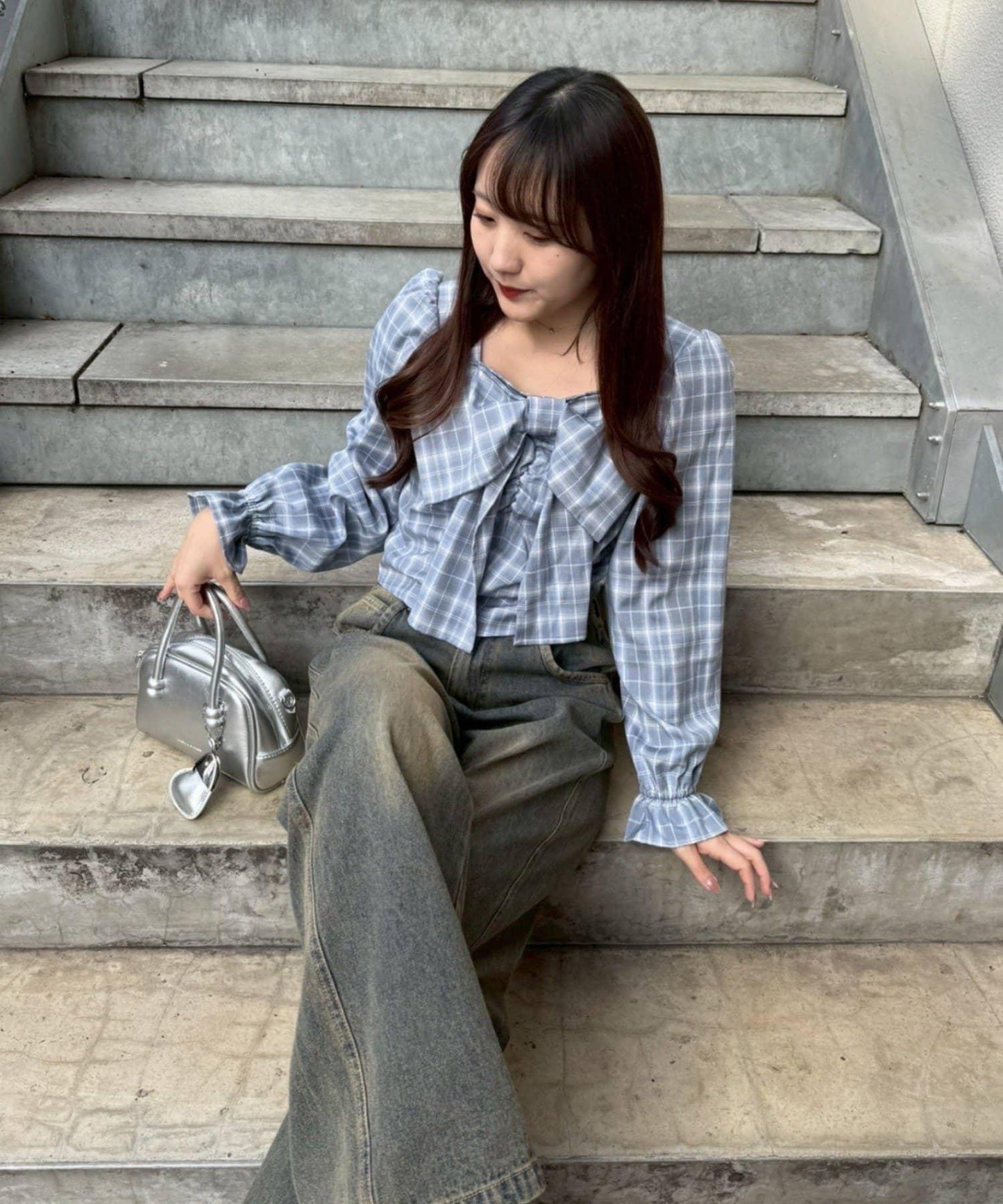 RMAF 前置大蝴蝶結設計 女式襯衫