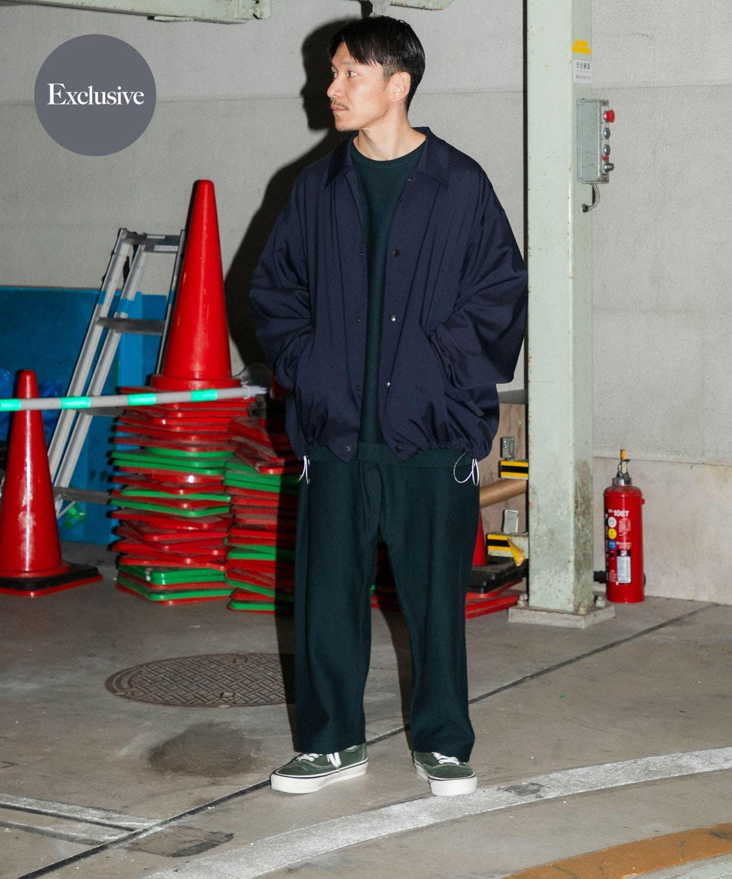 聯名 Champion×Wide Dad RW DAD SWEAT PANTS 運動衛褲