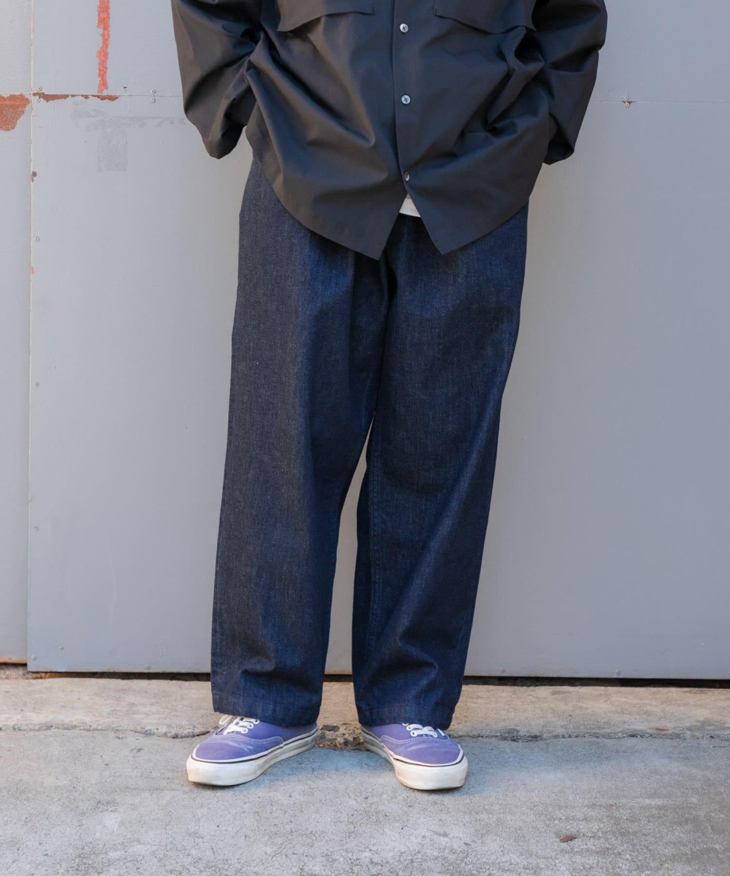 Wide Dad DAD EASY WIDE DENIM PANTS 牛仔褲