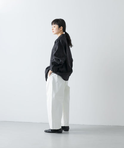 中性款 亞麻 工裝夾克