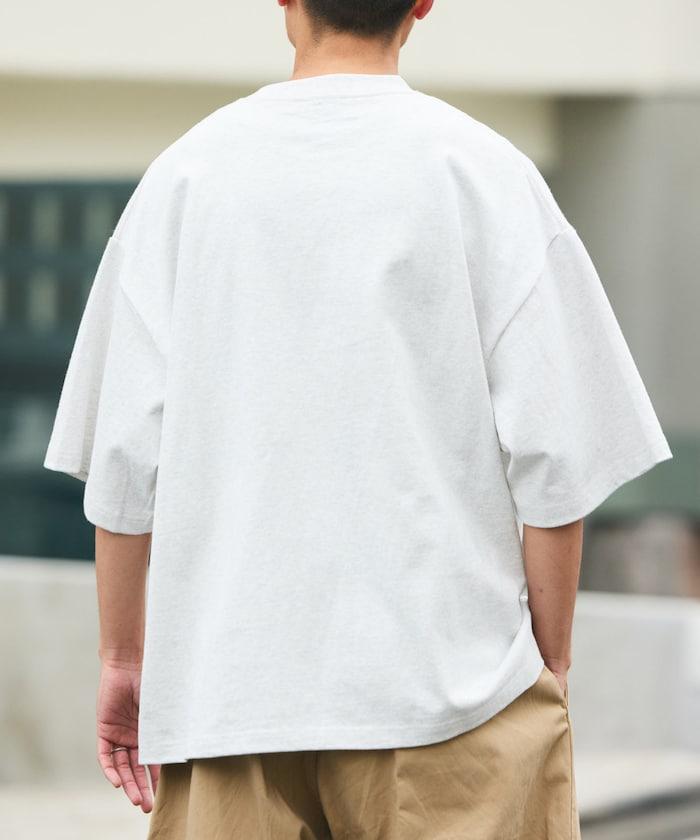 9盎司 Heavyweight 寬鬆版 圓領 胸袋 重磅T恤