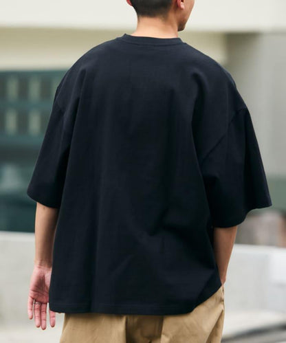 9盎司 Heavyweight 寬鬆廓形 亨利領 T恤
