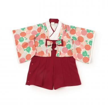 girls 和服袴連體衣