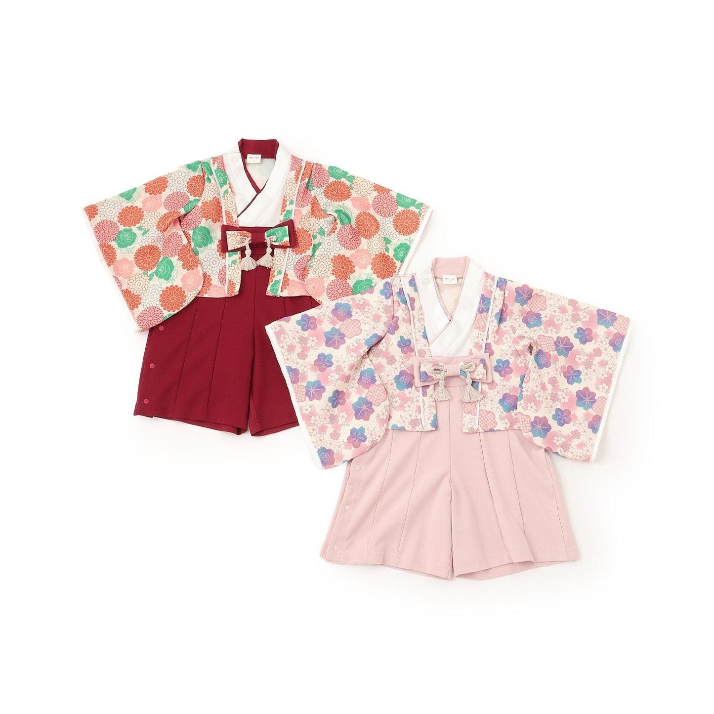girls 和服袴連體衣