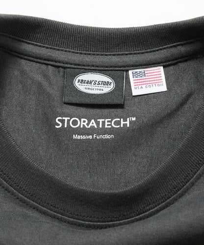 STORATECH 寬鬆版型 口袋設計 抗菌防臭 制菌 UV防護 接觸冷感 吸水速幹 T恤