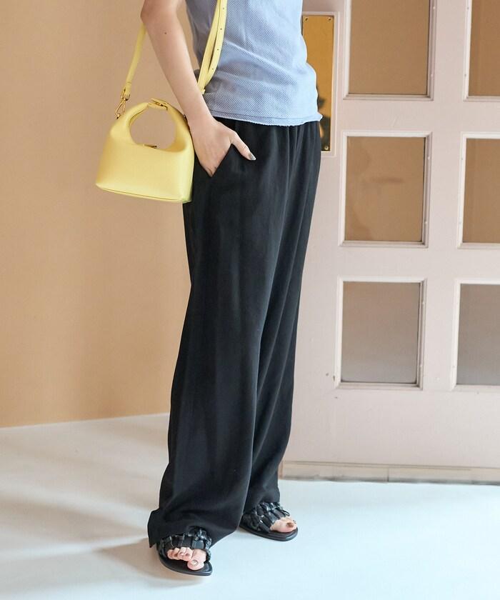 小個子尺碼可選 鬆緊版型 亞麻人造絲/純棉面料 休閒褲