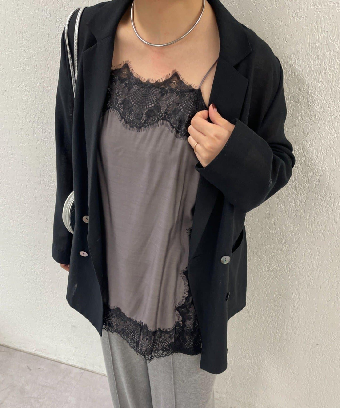 開叉蕾絲 吊帶背心
