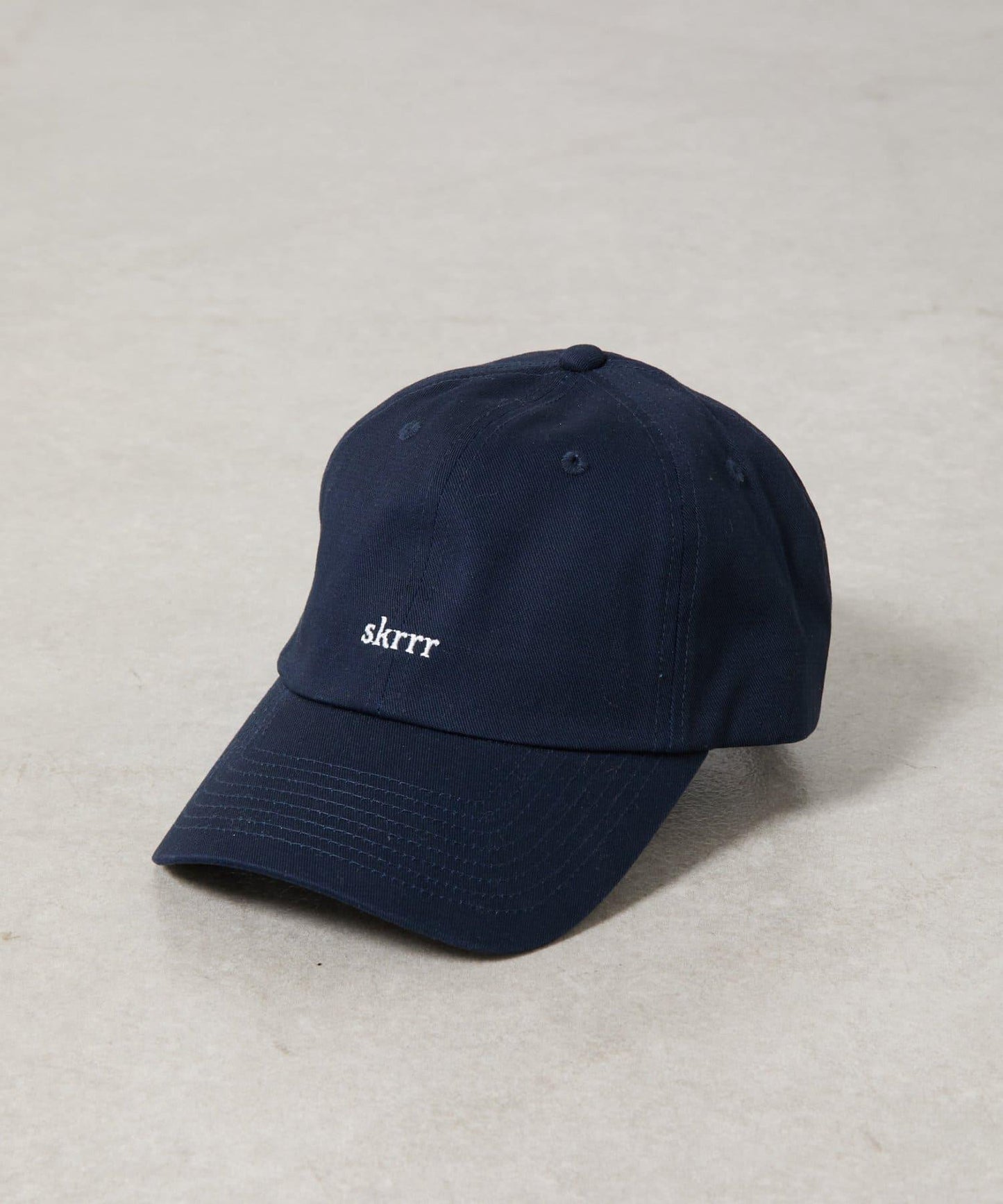 skrrr 刺繡斜紋棒球帽