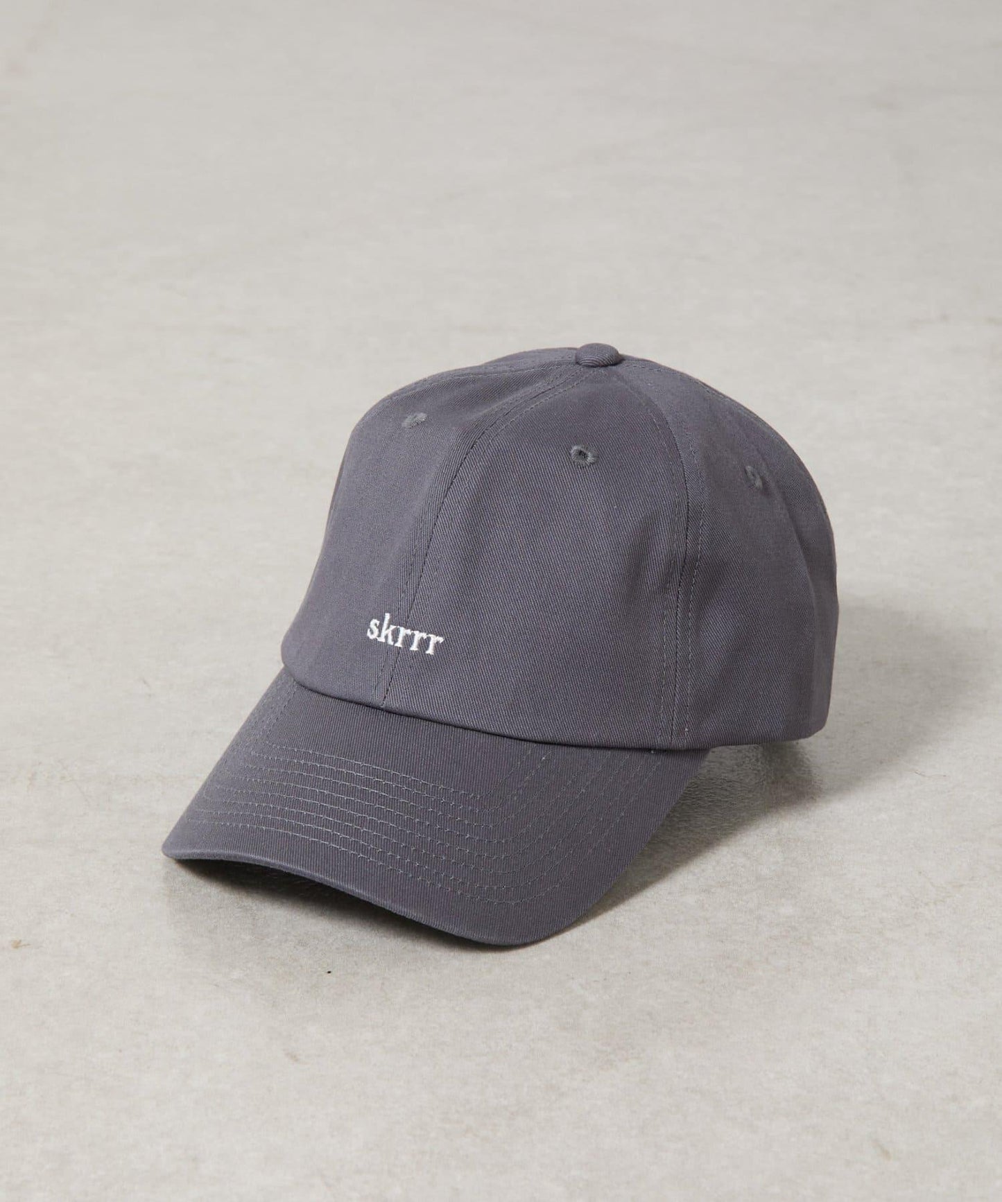 skrrr 刺繡斜紋棒球帽