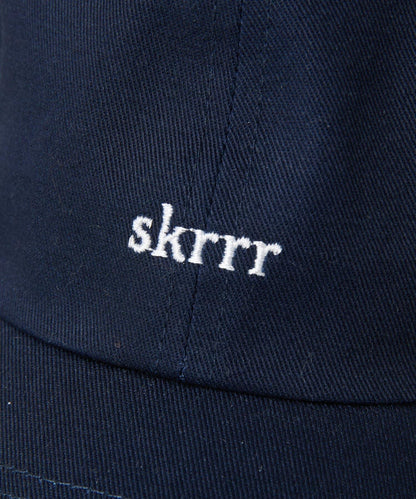 skrrr 刺繡斜紋棒球帽