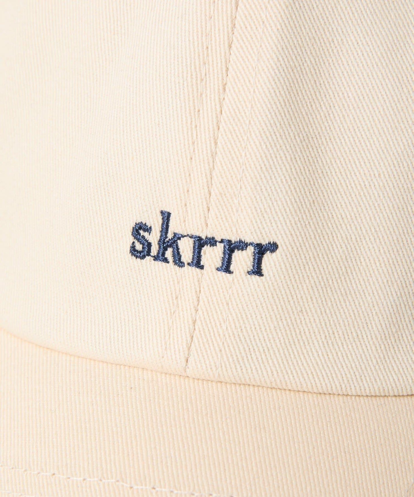 skrrr 刺繡斜紋棒球帽