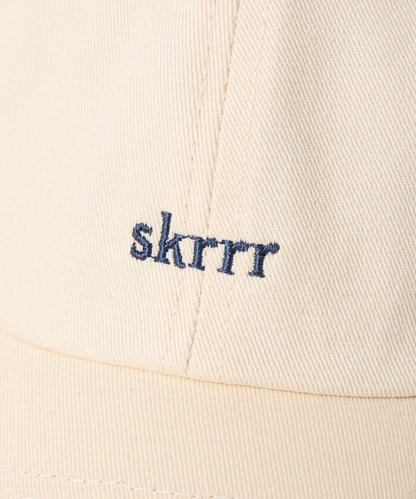 skrrr 刺繡斜紋棒球帽